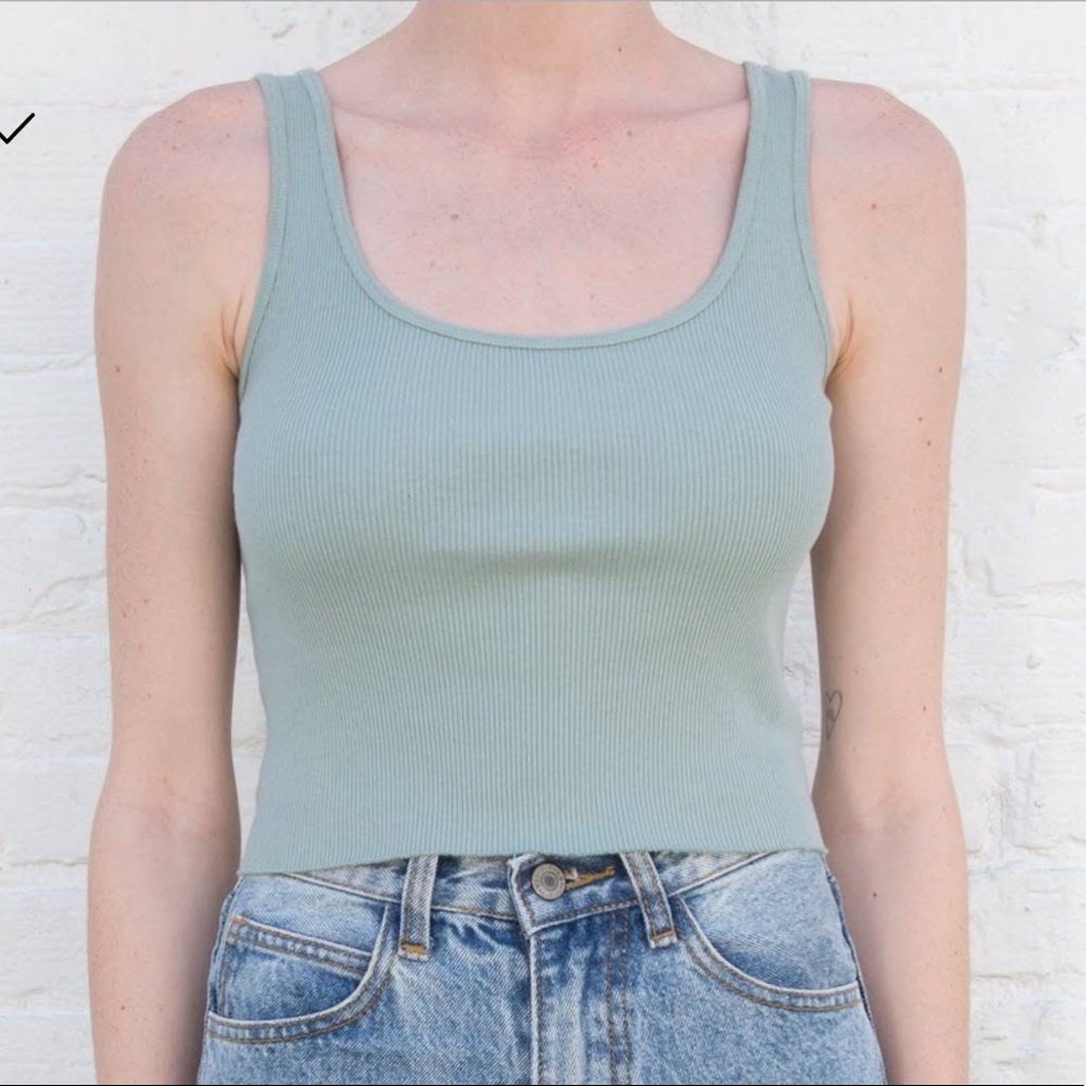 Sage green brandy tank